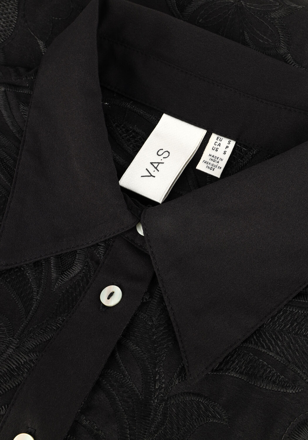 Zwarte Y.A.S. Blouses YASPI LS SHIRT - large