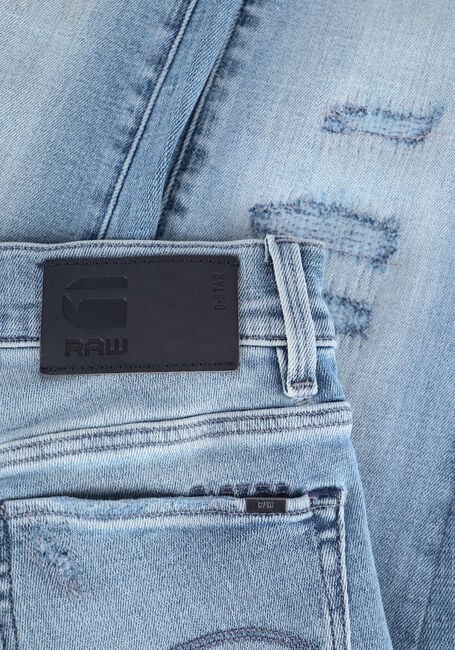 lichtblauwe g-star raw skinny jeans 3301 skinny