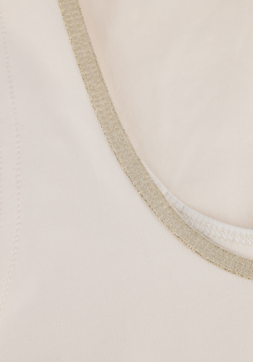 Gebroken wit NUKUS Top JUBA SINGLET - large