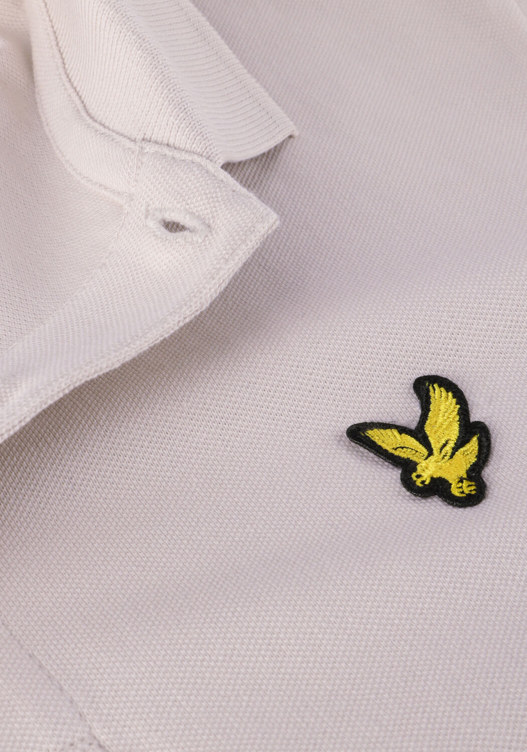 Beige LYLE & SCOTT Polo PLAIN POLO SHIRT - large