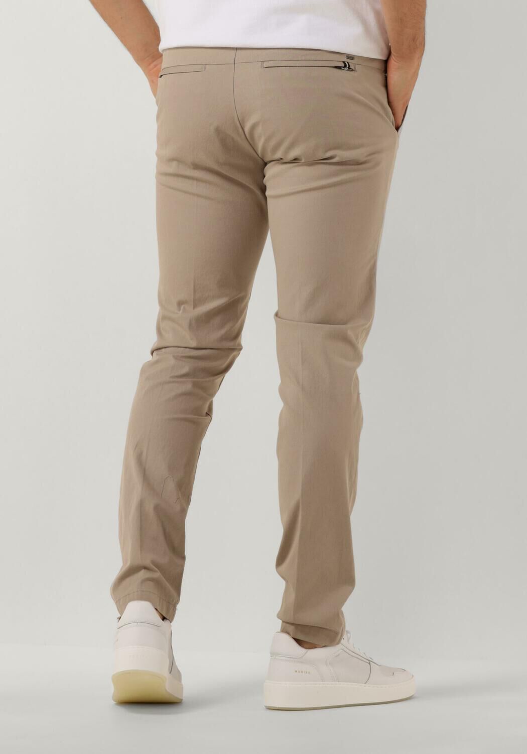 VANGUARD Heren Broeken V12 Chino 4-way Stretch Twill Zand