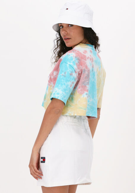 Multi TOMMY JEANS T-shirt TJW OVRSZD CROP TIEDYE COLLEGE 1 - large