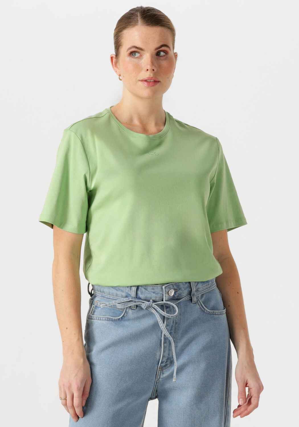 MSCH COPENHAGEN Dames Tops & T-shirts Mschmelea Icon Tee Groen