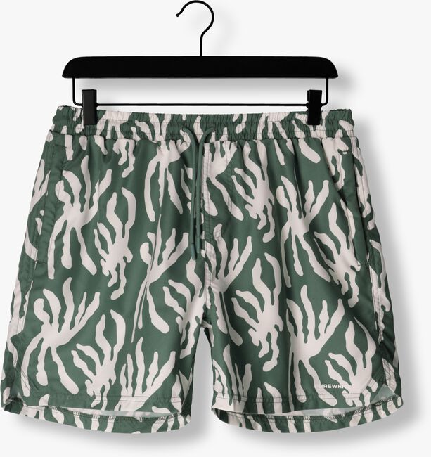 Olijf PUREWHITE  SWIMSHORT WITH ALL OVER PRINT - large