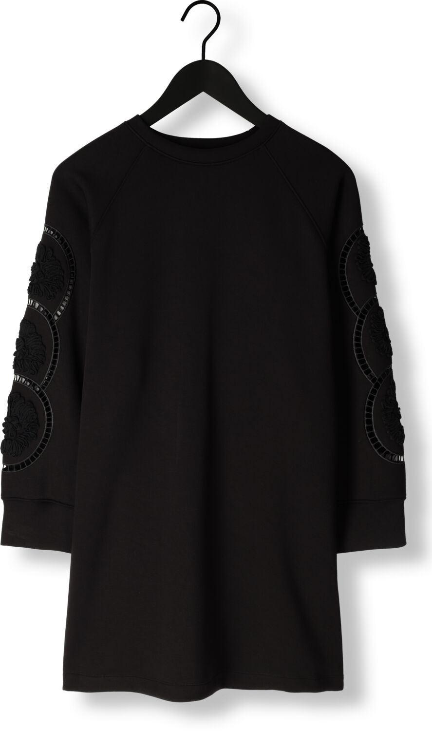 OBJECT Dames Jurken Objdorina Lo L s Sweat Dress Zwart