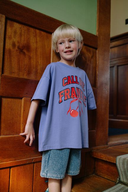 Paarse CALL ME FRANKIE T-shirt CHERRY FRANKIE T-SHIRT - large