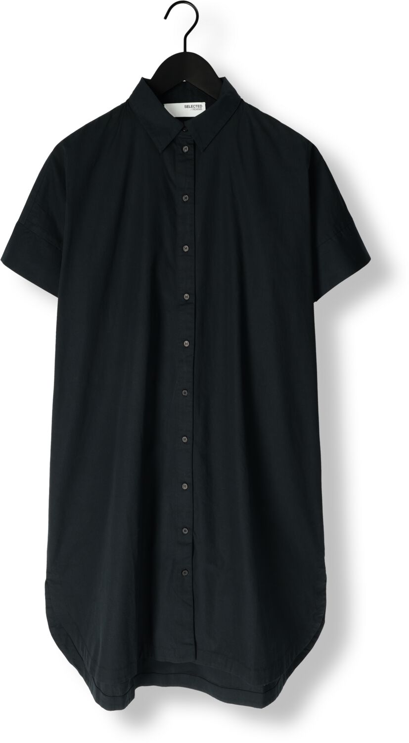 SELECTED FEMME Dames Jurken Slfblair 2 4 Short Shirt Dress Zwart