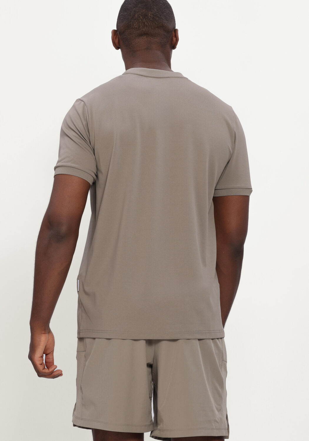 AIRFORCE Heren Polo's & T-shirts Nova Stipe T-shirt Taupe