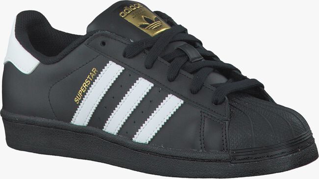 Zwarte ADIDAS Lage sneakers SUPERSTAR DAMES - large