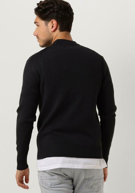 Groene DSTREZZED Trui FELL MOCK NECK - large