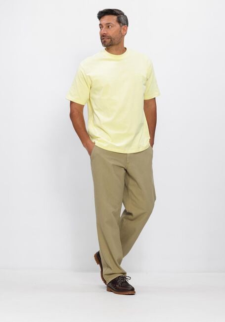 Gele WOODBIRD T-shirt WBBAINE BASE TEE - large