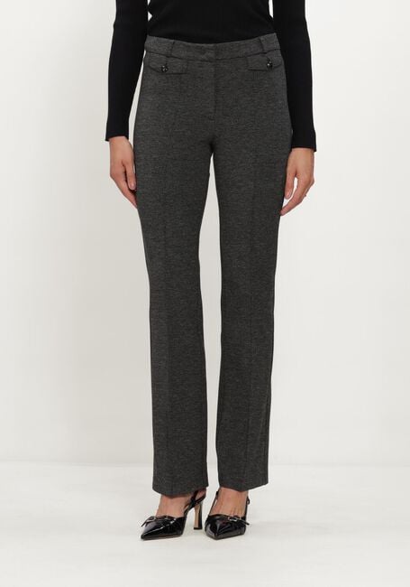 Zwarte CAMBIO Flared broek FLEUR - large