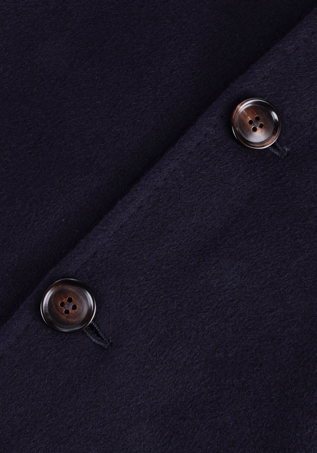 Donkerblauwe PROFUOMO Mantel OUTERW LONG COAT KNIT NAVY - large