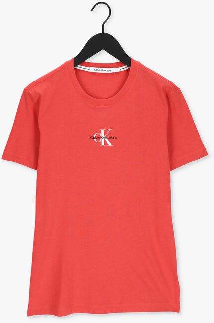 Koraal CALVIN KLEIN T-shirt MONOGRAM LOGO TEE - large