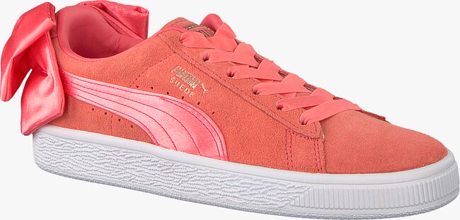 Roze PUMA Lage sneakers SUEDE BOW JR - large