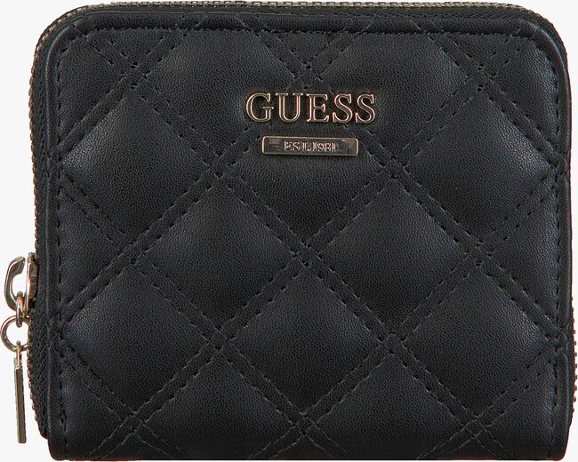 Zwarte GUESS Portemonnee CESSILY SLG SMALL ZIP AROUND - large