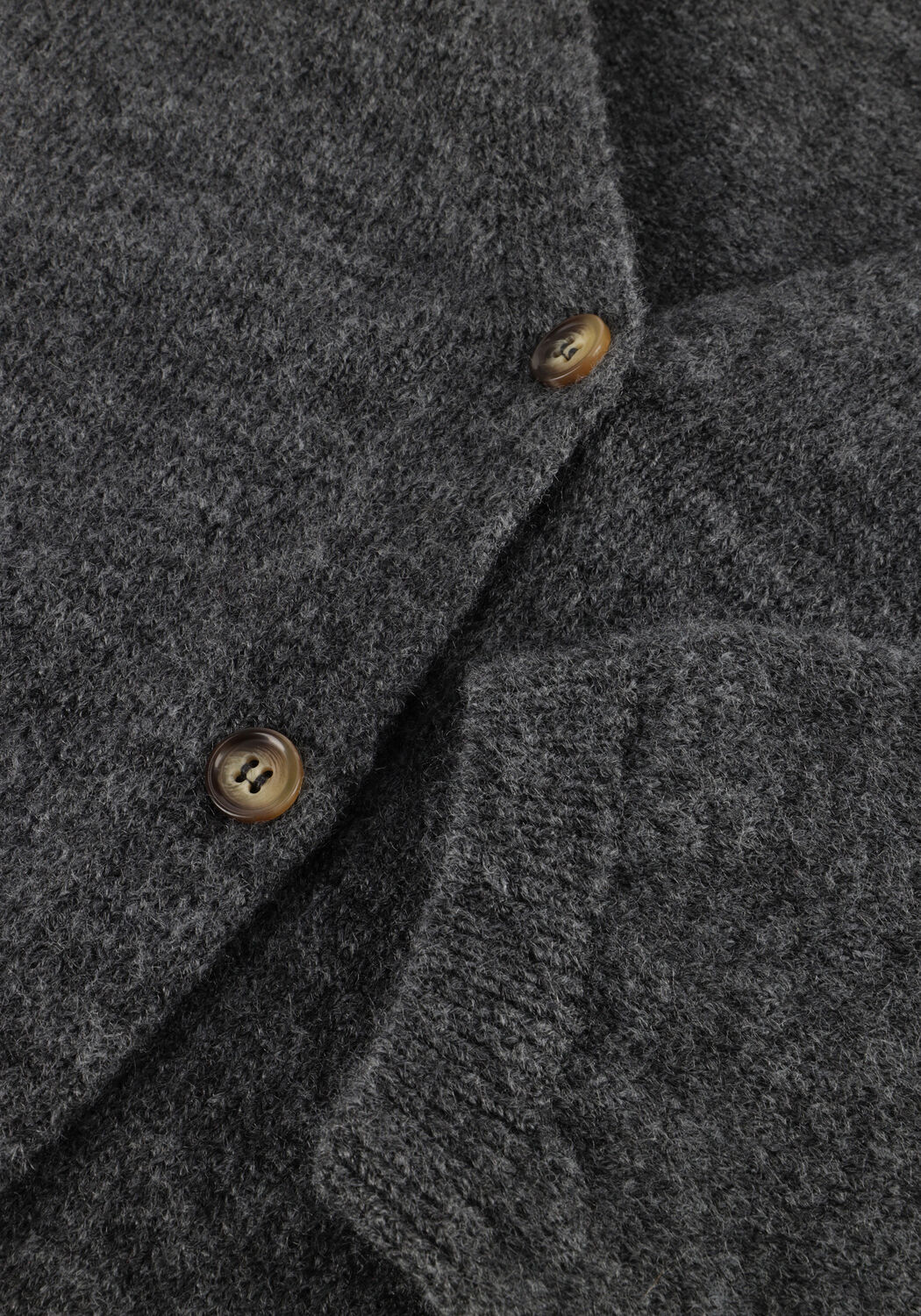 Grijze MODSTR&Ouml;M Vest PATRICKMD CARDIGAN - large