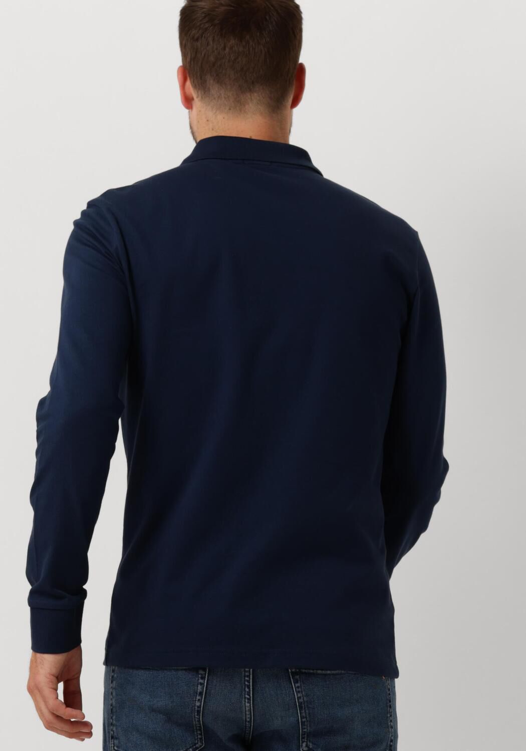 Donkerblauwe BOSS ORANGE Polo PASSERBY - large