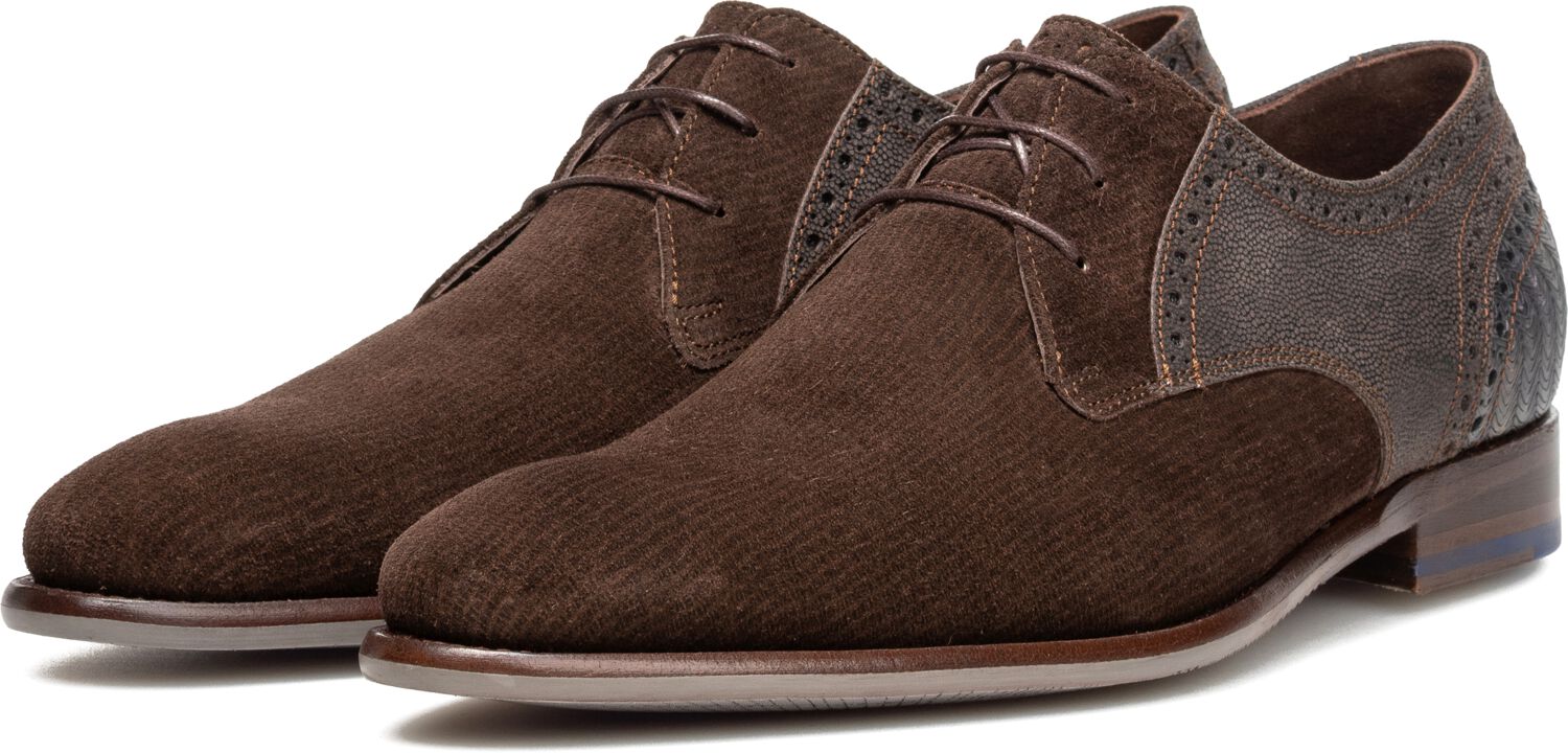 FLORIS VAN BOMMEL Bruine Nette Schoenen Sfm-30361 De Stapper