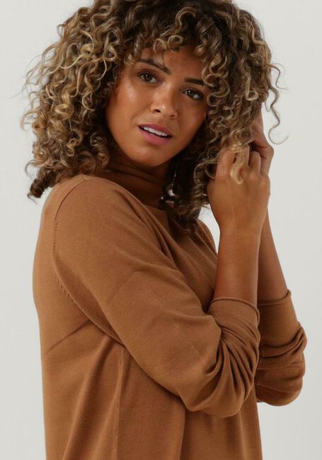 Camel PENN & INK Midi jurk DRESS   - large
