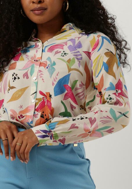 Blauwe POM AMSTERDAM Blouses MILA 7149 - large