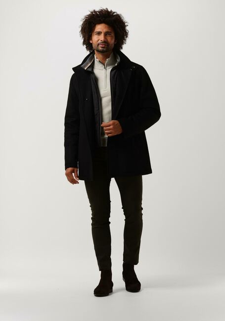 Zwarte BOSS Mantel COXTAN - large
