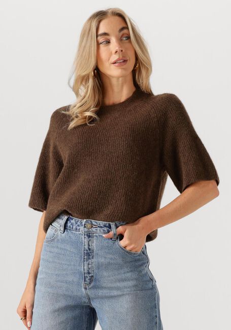 Bruine MSCH COPENHAGEN Trui MSCHMILANIA HOPE 2/4 PULLOVER - large