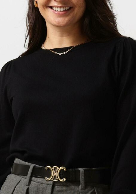Zwarte NEO NOIR Trui MAGDALENA SOLID KNIT BLOUSE - large