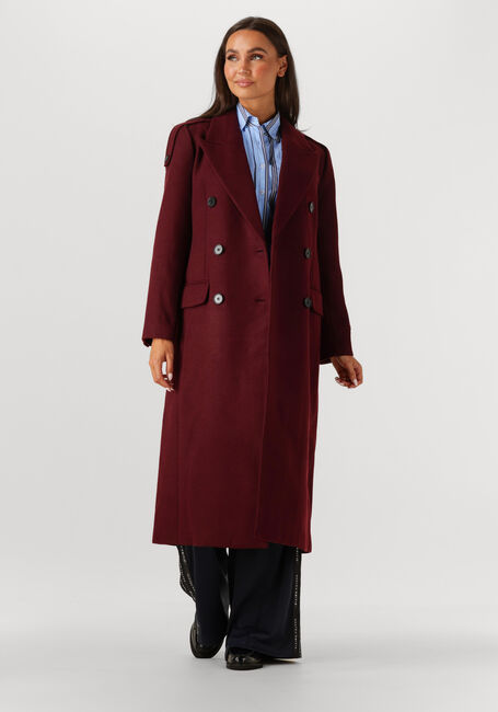 Bordeaux HAUTE L'AMITIÉ Mantel LIDA TAILOR WOOL COAT - large