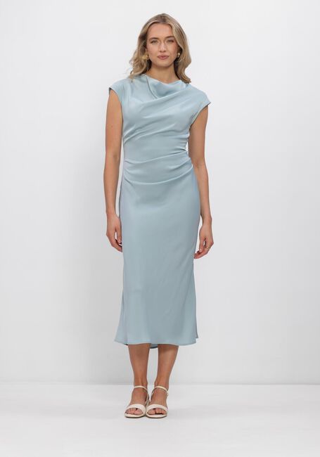 Lichtblauwe MODSTR&Ouml;M Midi jurk TAILORMD DRESS - large