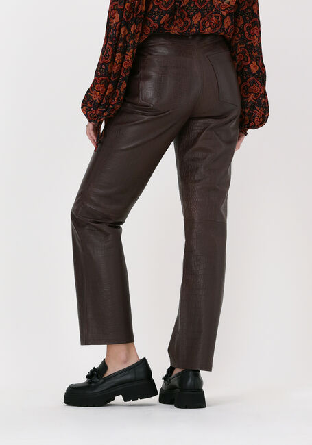 Bruine GESTUZ Wijde broek SALLY GZ HW PANTS - large