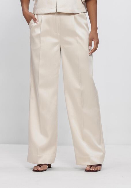 Beige SECOND FEMALE Wijde broek PERLLA TROUSERS - large