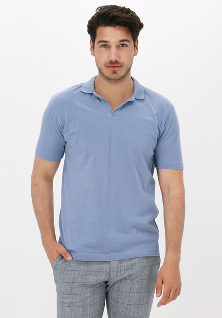 Lichtblauwe DRYKORN Polo BENEDICKT 520128 - large