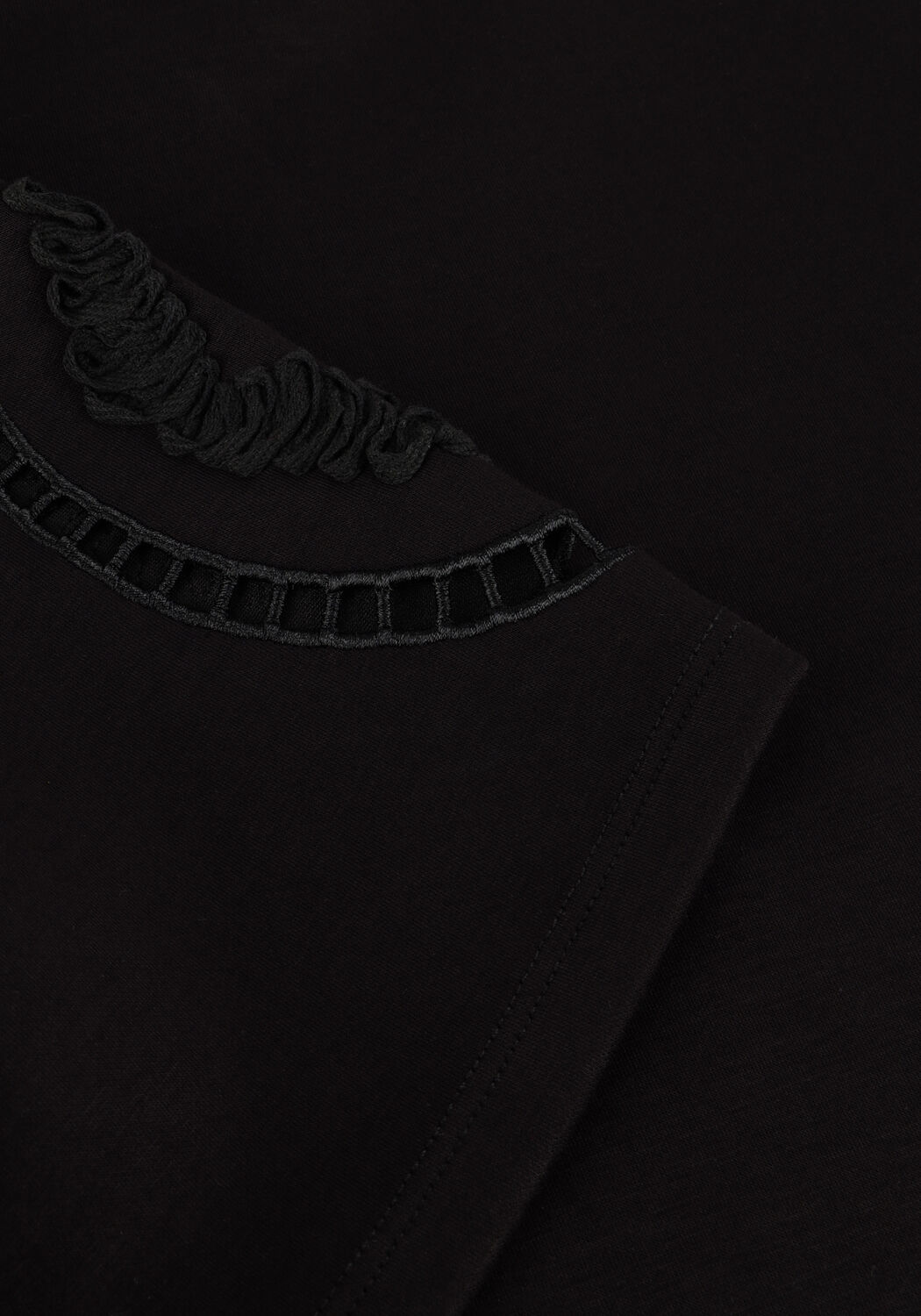 Zwarte OBJECT T-shirt OBJDORINA S/S RE TOP E SS FAIR 25 - large