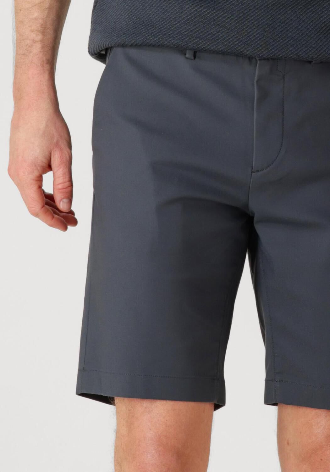 CAST IRON Heren Broeken Riser Shorts Comfort Stretch Blauw