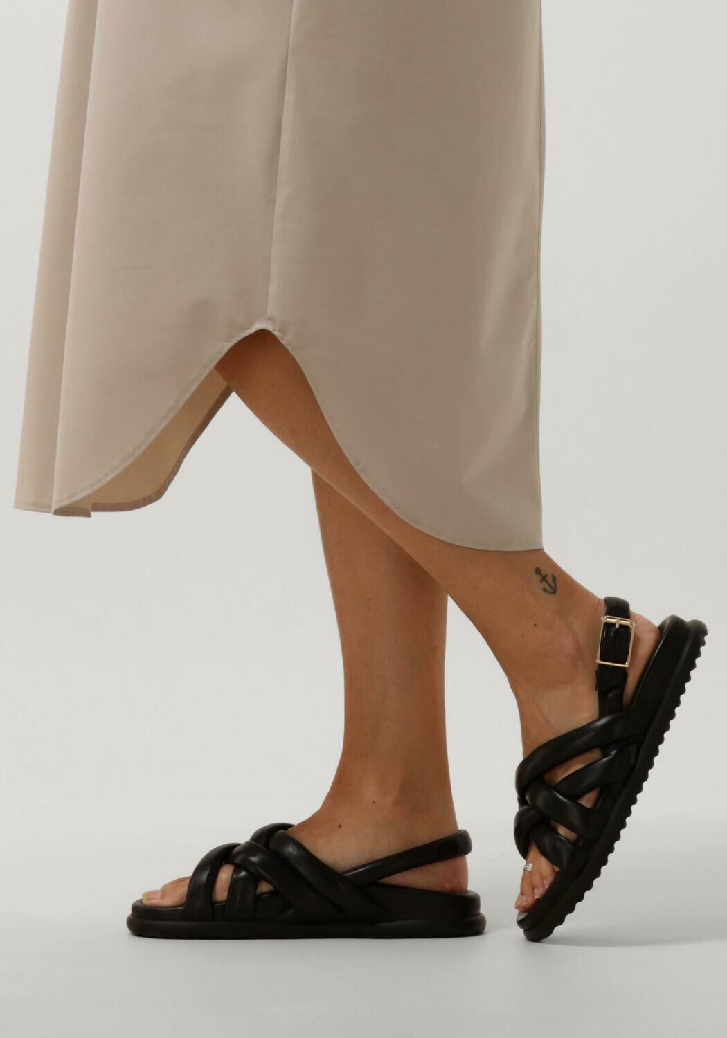 zwarte via vai sandalen candy kriss