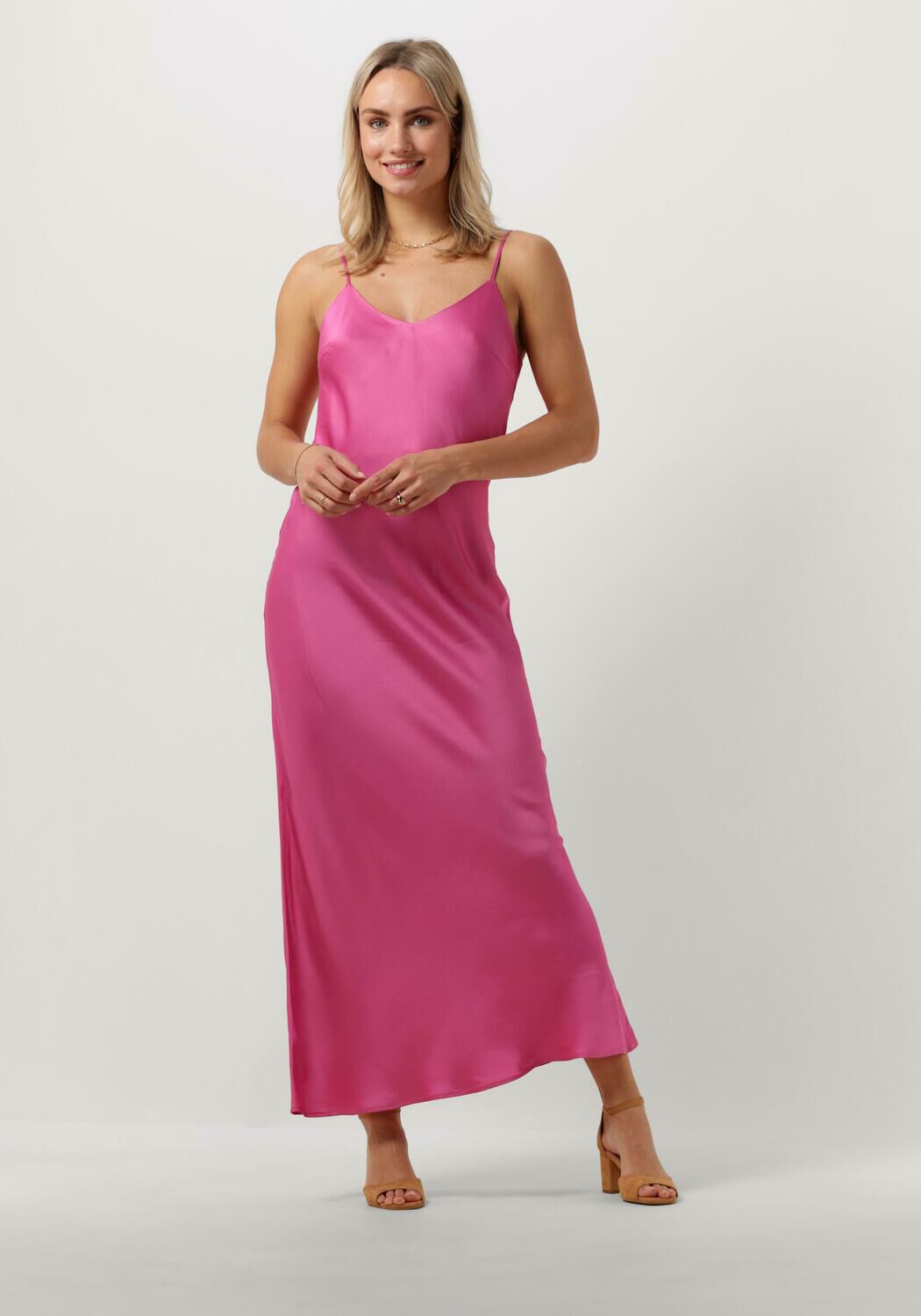 Selected Femme Maxi Jurk Slftalia-lena Roze Pink Dames