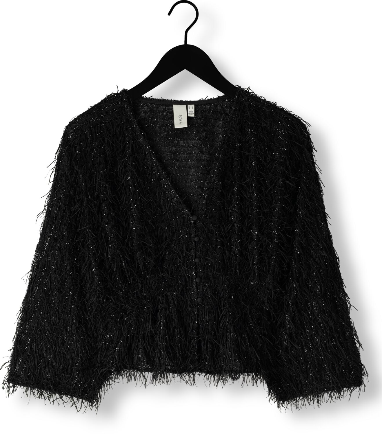 Y.A.S. Dames Tops & T-shirts Yasisal 3 4 Top Zwart