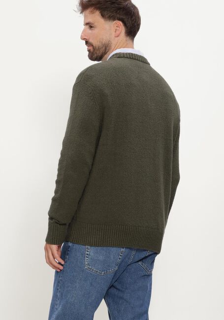 Donkerblauwe SELECTED MEN Trui SLHALEX LS KNIT CREW NECK NOOS - large