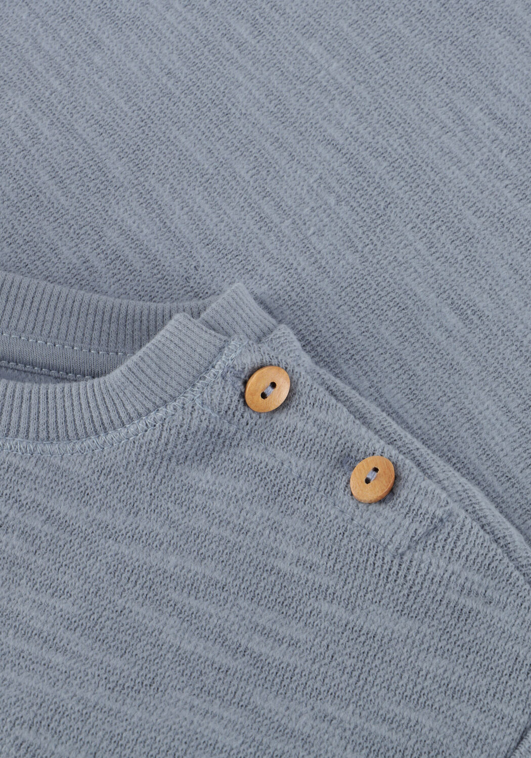 Lichtblauwe PLAY UP T-shirt RIB LS T-SHIRT B - large