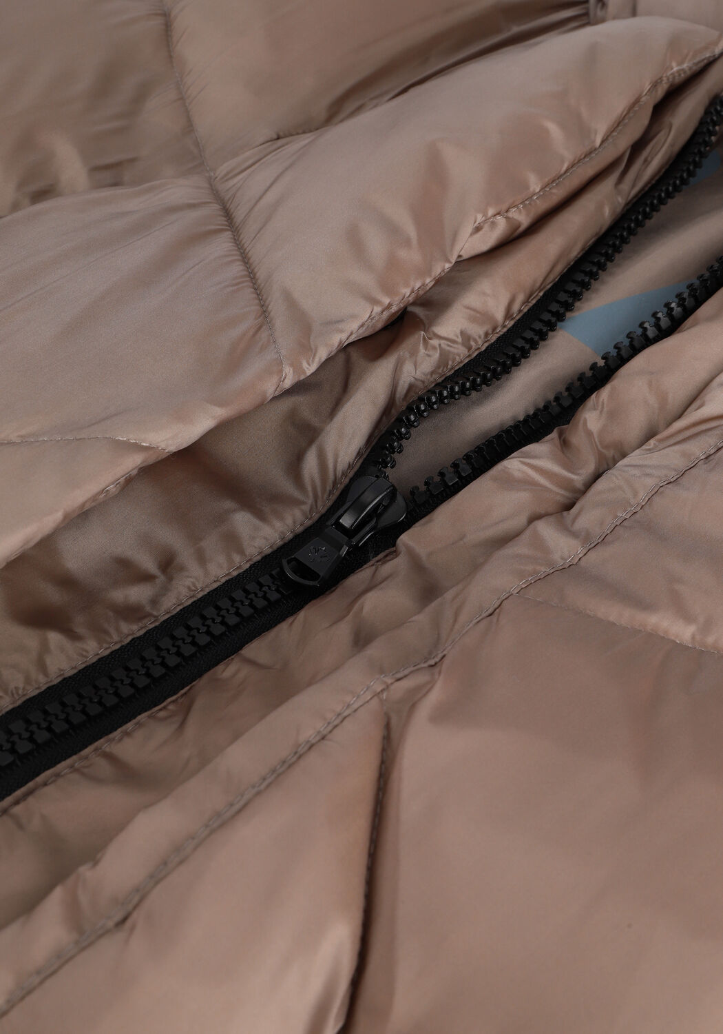 Taupe CANADIAN Gewatteerde jas EUGENIE LG SATIN - large