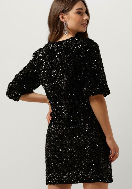 Zwarte SECOND FEMALE Mini jurk WINTERNALIA DRESS - large