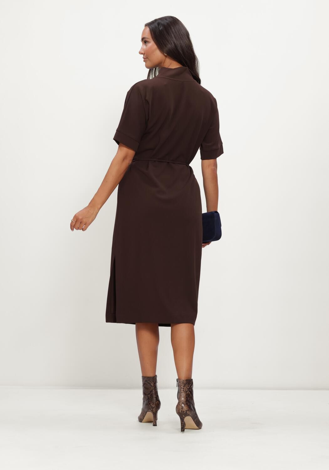 Bruine ANA ALCAZAR Mini jurk 042197.3912 - large