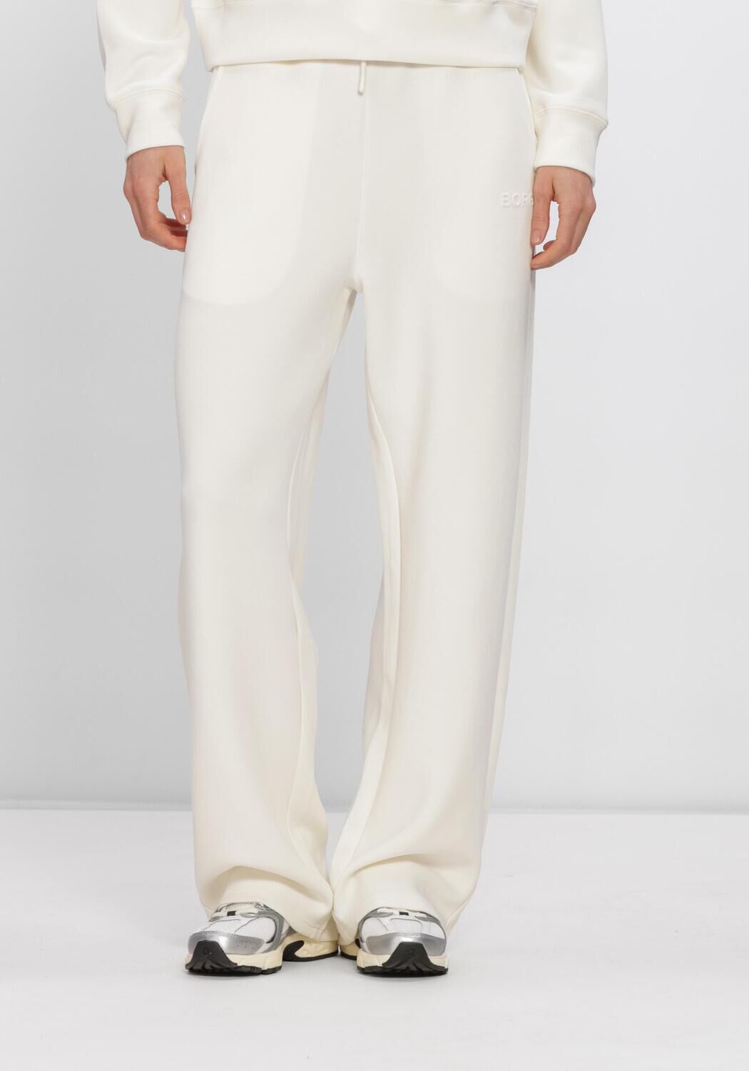 Gebroken wit BJORN BORG Broeken STUDIO SOFT SWEATPANTS - large