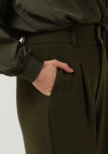 Groene MY ESSENTIAL WARDROBE Pantalon YOLA HIGH PANT - large