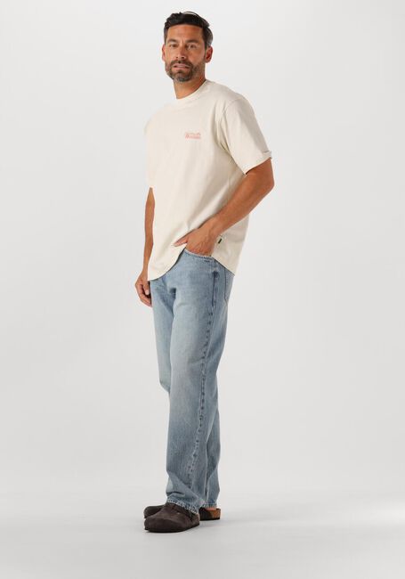 Lichtblauwe WOODBIRD Straight leg jeans WBLEROY ARCTIC JEANS - large