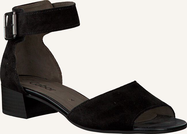 Zwarte GABOR Platte sandalen 723 Zwarte GABOR Platte sandalen 723 - large