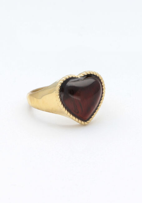 Goudkleurig NOTRE-V Ringen OMFW23-023 HEART STRASS - large