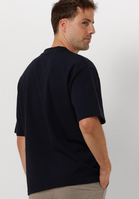 Donkerblauwe SELECTED HOMME T-shirt SLHLOOSEOSCAR SS O-NECK TEE NOOS - large
