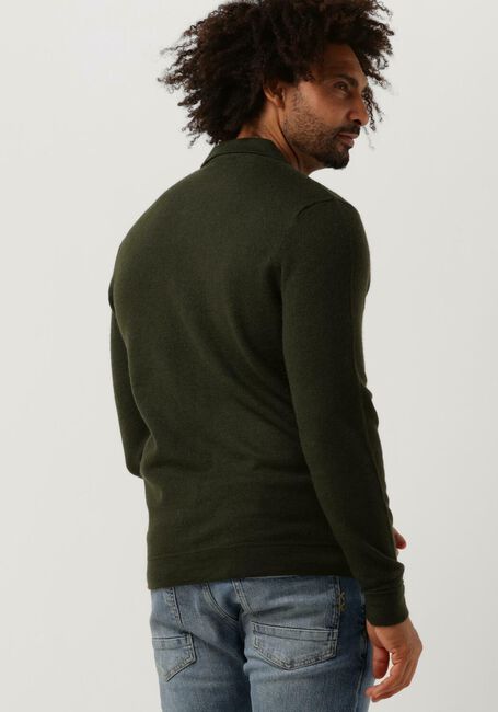 Groene SELECTED HOMME Vest BELO LS KNIT ZIP CARDIGAN - large